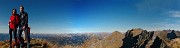 46 Panoramica dalla vetta del Pietra Quadra verso Alpi Orobie e Retiche